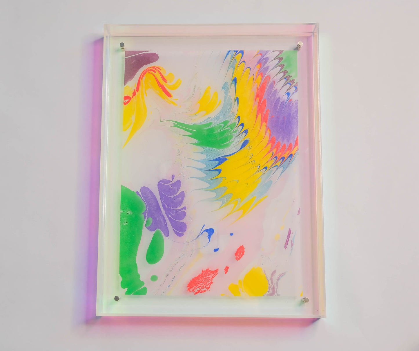 Time Bender print with holographic frame