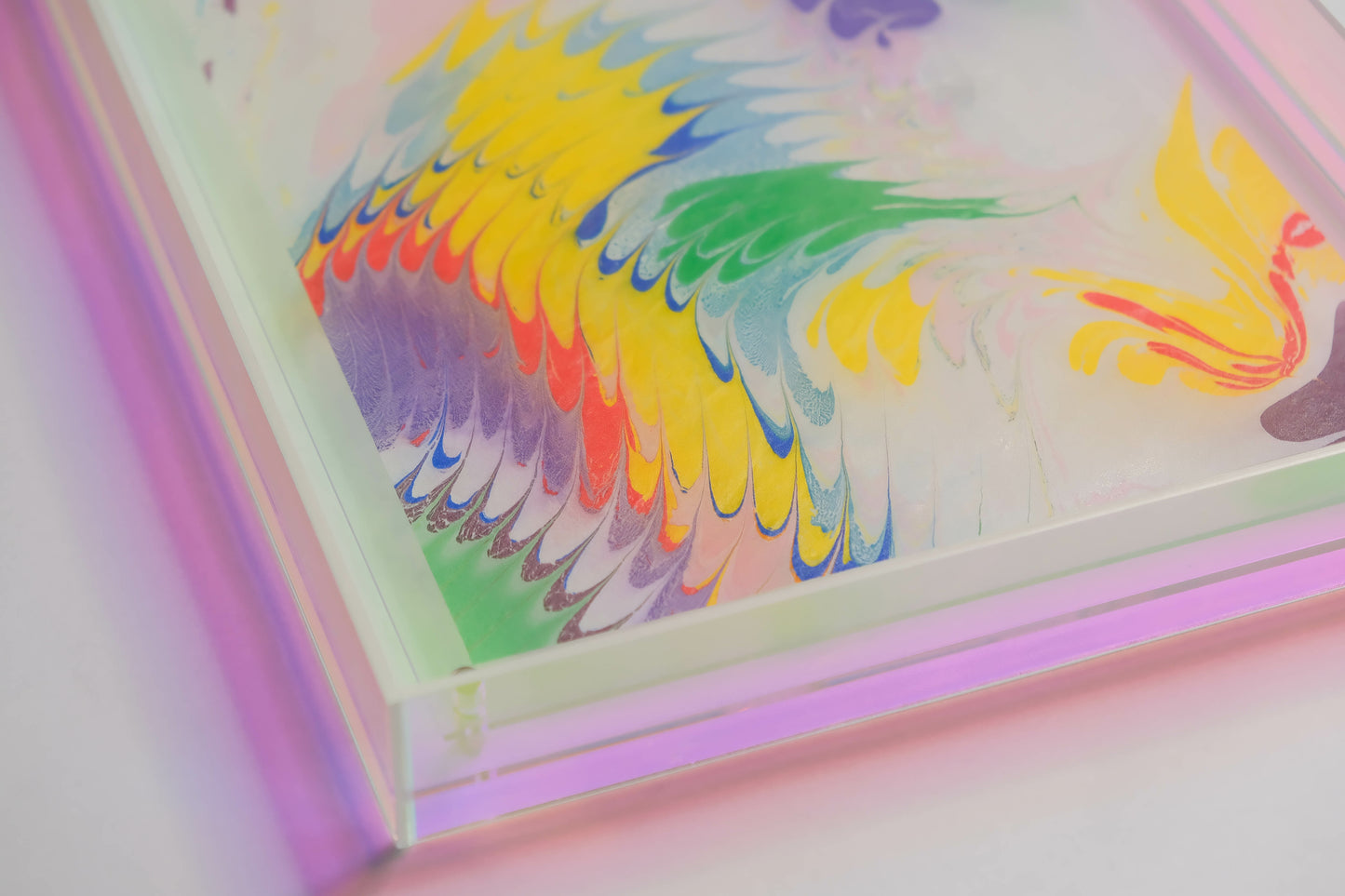 Time Bender print with holographic frame