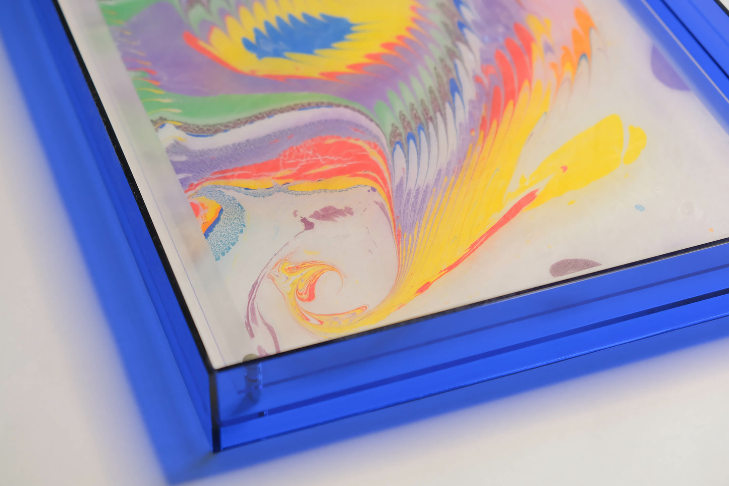 Time Bender print with blue frame