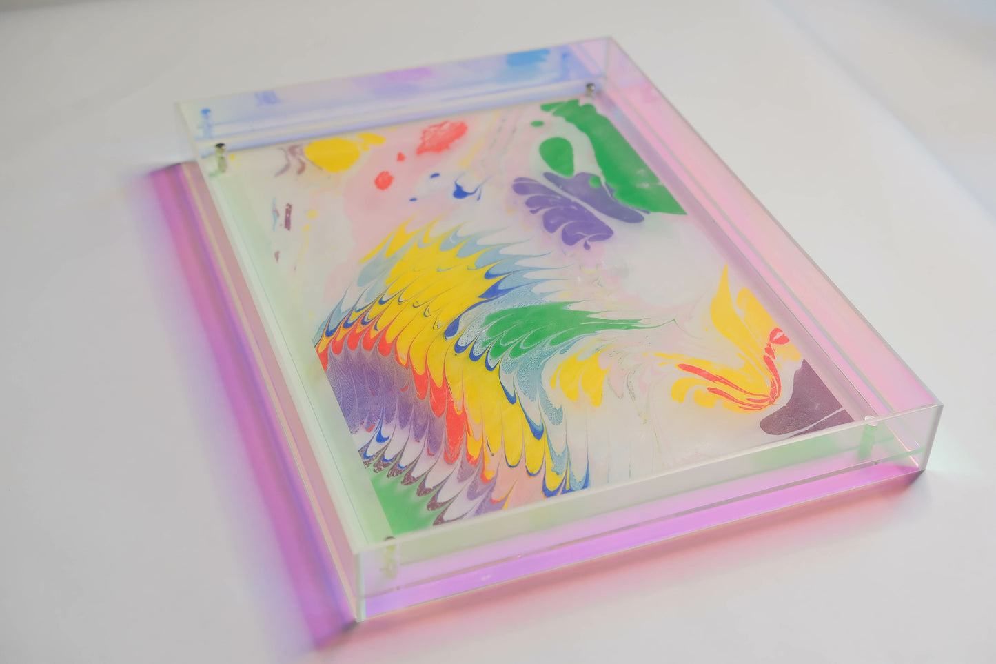 Time Bender print with holographic frame