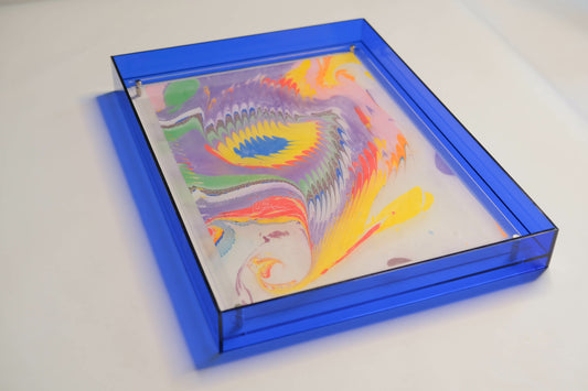 Time Bender print with blue frame